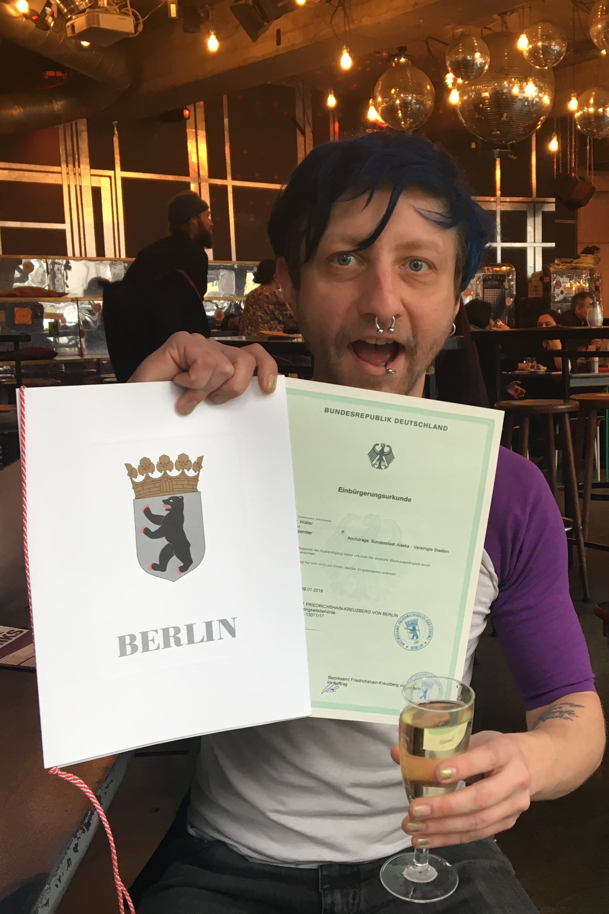 Celebrating my new status